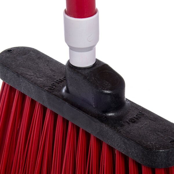 Carlisle Foodservice Angle Broom Unflagged, 56", Red, PK12 - 41083EC05