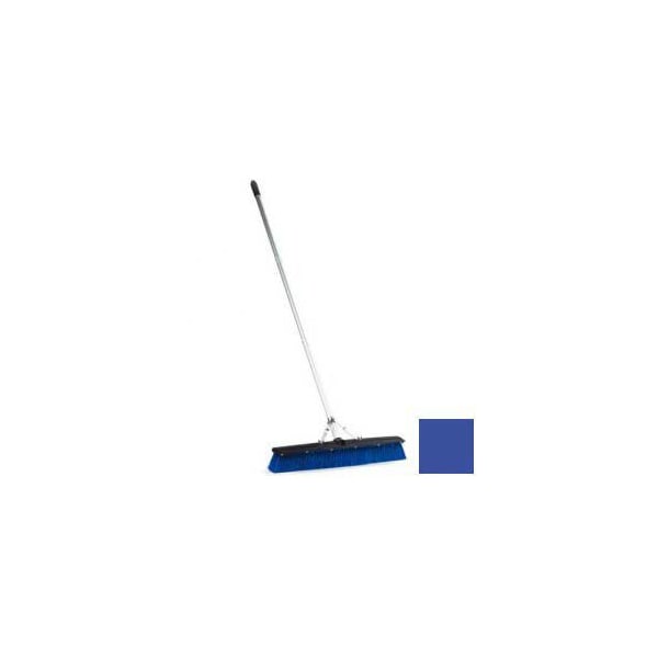 Carlisle Squeegee Broom, Fine/Medium Sweep, Blue - 3621962414
