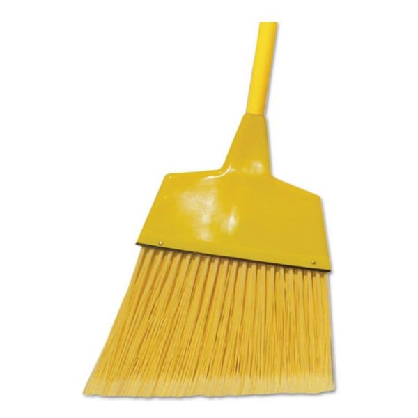 Pinpoint BWK Corn & Fiber Angled-Head Lobby Brooms Yellow - 42 in. - 12 Per Carton - PI2573934