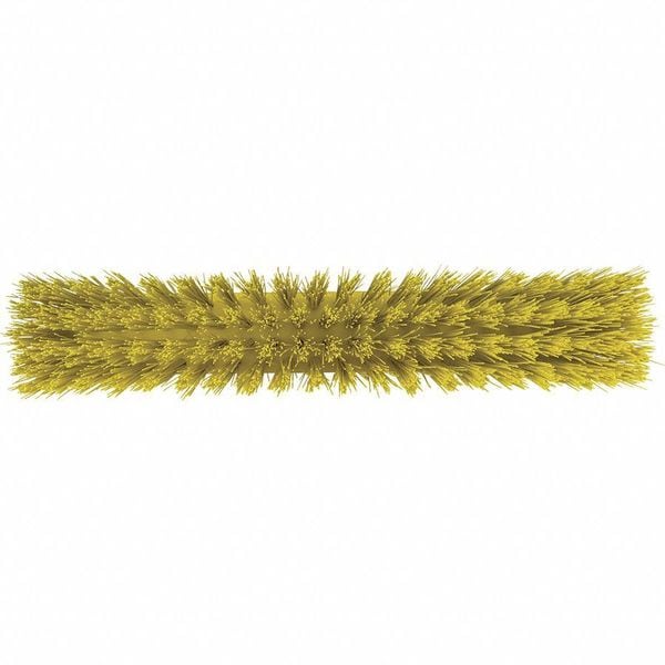 Vikan 2 1/2 x 19 in Sweep Face Broom Head, Stiff, Synthetic, Yellow - 29206