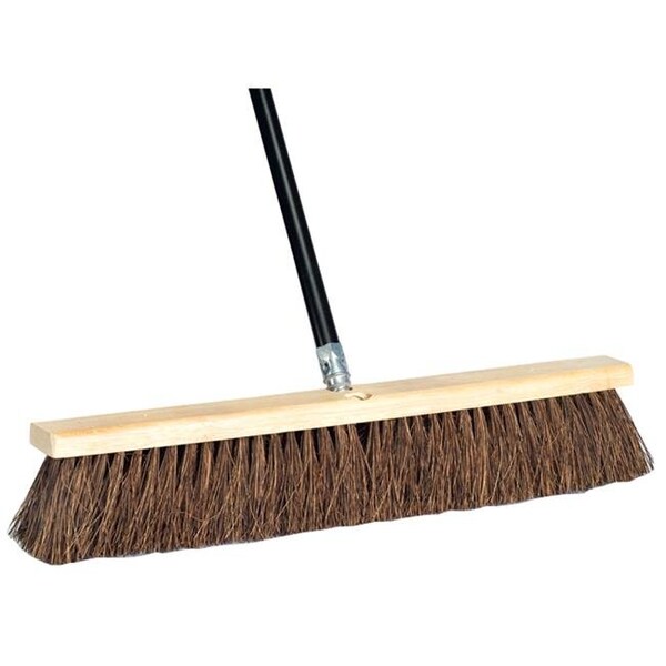 Dqb Industries Dqb Industries 09982 24 in. Palmyra Push Broom & Handle - 9982