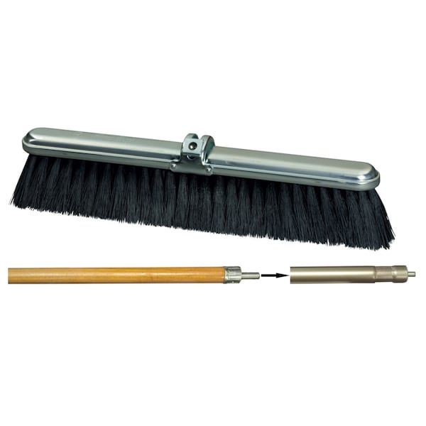 Gordon Brush 36" Speed Sweep&reg; Stiff Center Fine Border Poly - M232363