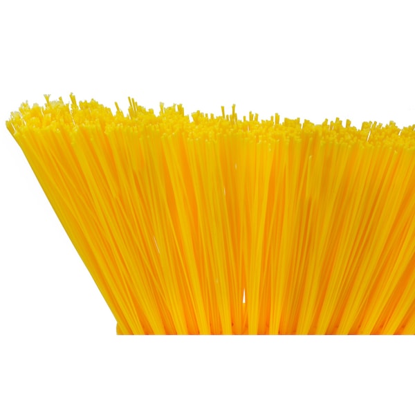 Carlisle Foodservice Hvy-Duty Angle Broom Head, 12", Ylw, PK12 - 36868EC04