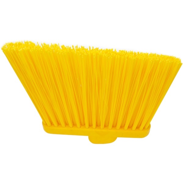 Carlisle Foodservice Hvy-Duty Angle Broom Head, 12", Ylw, PK12 - 36868EC04
