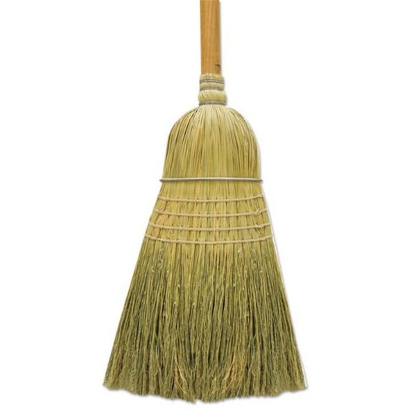 Pinpoint BWK 100 Percentage Corn Warehouse Brooms Black & Natural - 60 in. - 6 Per Carton - PI1539995