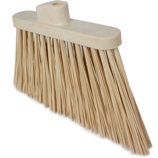 Carlisle Foodservice Hvy-Duty Angle Broom Head, 12", Tan, PK12 - 36868EC25