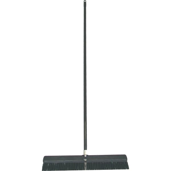 Birdwell Contractor Push Broom, 3 in L Trim, Polystyrene Bristle - 4027-4