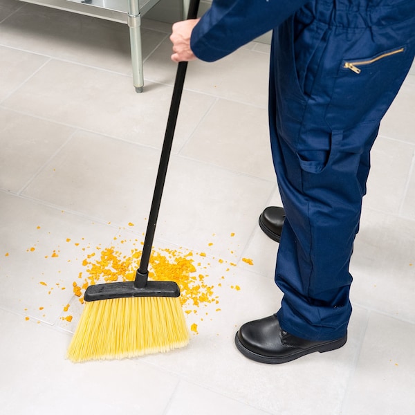 Duo-Sweep Duo-SweepÂ® Flagged Heavy Duty Angle Broom with Handle, 6 in L Bristles, 48" L Handle - 4686500