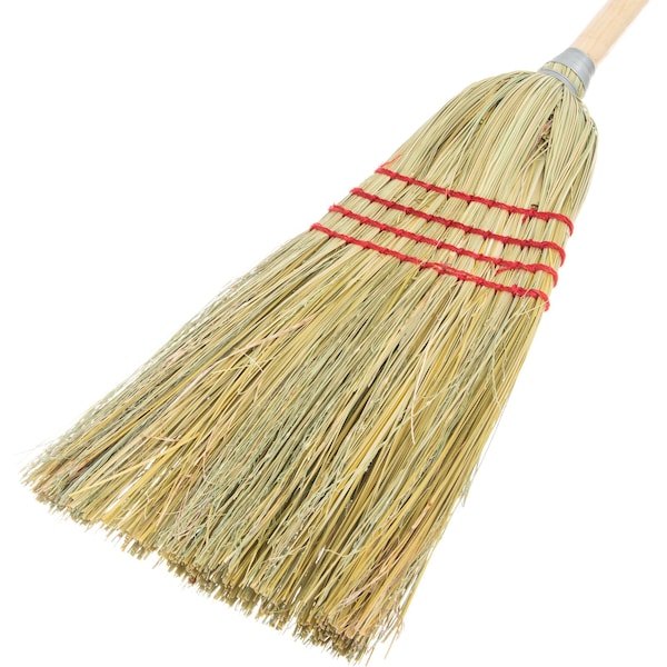 Carlisle Foodservice 12 in Sweep Face Corn Broom, Tan - 4135200