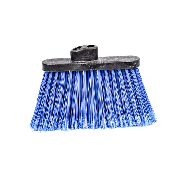 Malish Broom Head, Blue, 7 in L Bristles - 055912