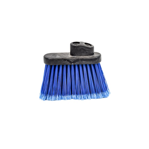 Malish Broom Head, Blue, 4 in L Bristles - 055908