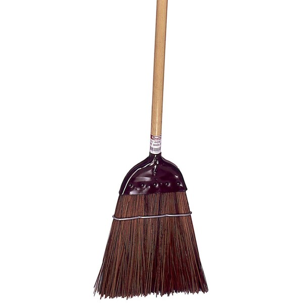 Weiler Metal Cap Upright Broom, Palmyra Fill, 55" Overall Length - 44007