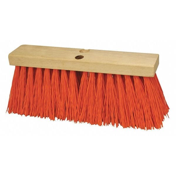 Kraft Tool 18 in Sweep Face Sweeping Broom, Orange - CC195-01