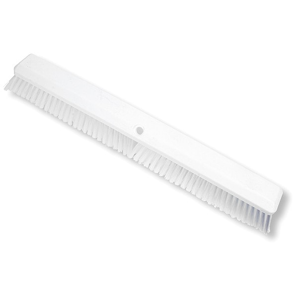 Sparta 24 in Sweep Face Floor Broom, Soft/Stiff Combination, Synthetic, White - 41891EC02