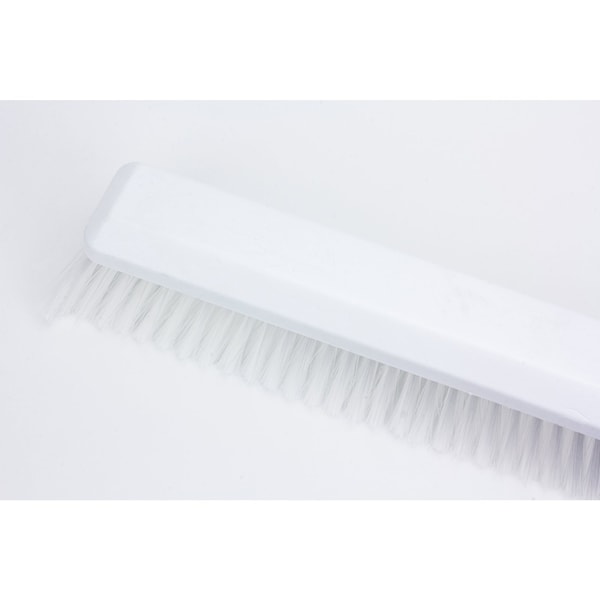 Sparta 24 in Sweep Face Floor Broom, Soft/Stiff Combination, Synthetic, White - 41891EC02