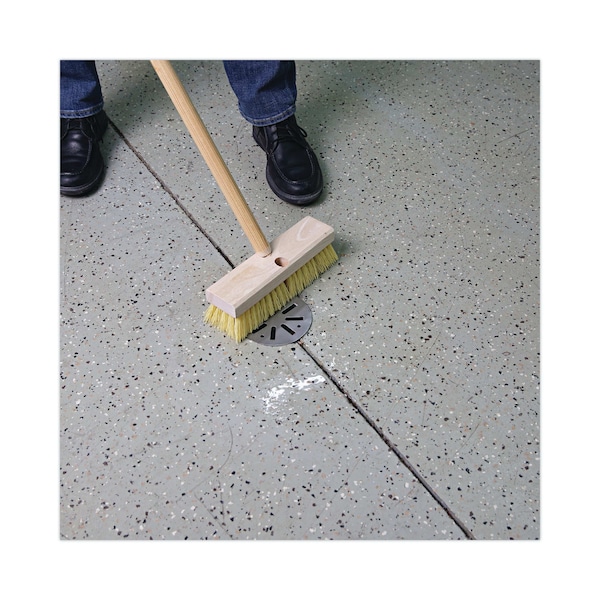 Boardwalk 10 in Sweep Face Broom Head, Cream - BWK3310