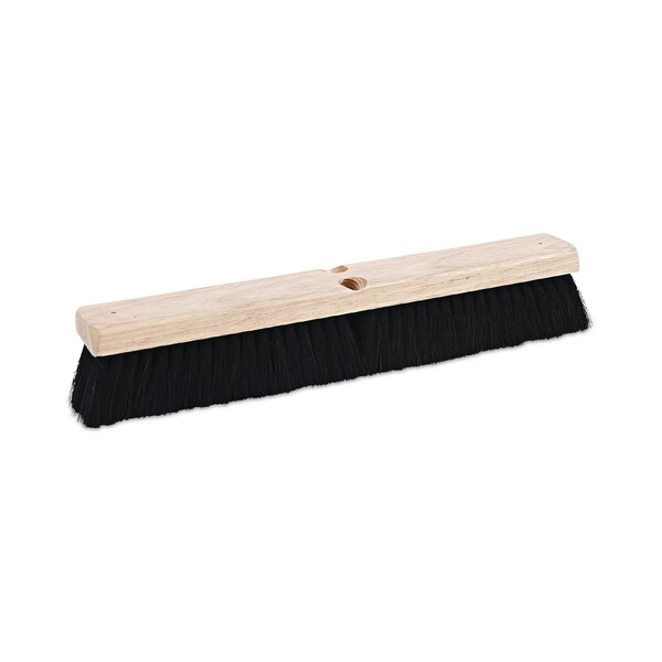 Boardwalk 18 in Sweep Face Broom Head, Black - BWK20218