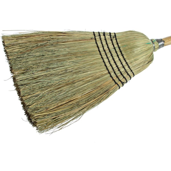 Carlisle Foodservice Blended Corn Broom, 29# Fill, 56", PK12 - 4135067