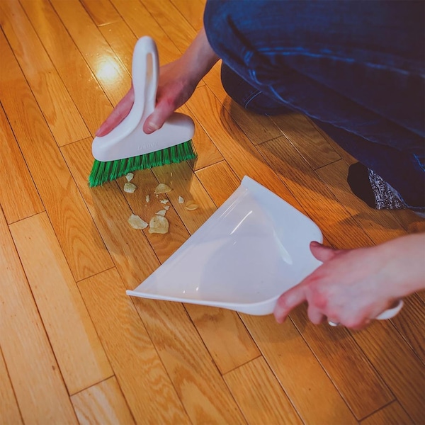 Libman Libman 7 in. W Soft Recycled PET Dust Pan with Whisk Broom - 1031