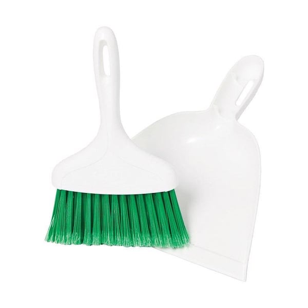 Libman Libman 7 in. W Soft Recycled PET Dust Pan with Whisk Broom - 1031