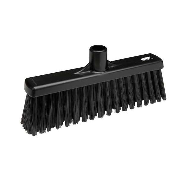 Remco 2 in Sweep Face Broom Head, Stiff, Synthetic, Black - 31669