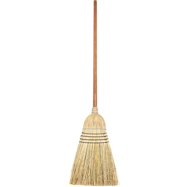 Carlisle Foodservice Blended Corn Broom, 30# Fill, 56", PK12 - 4135467