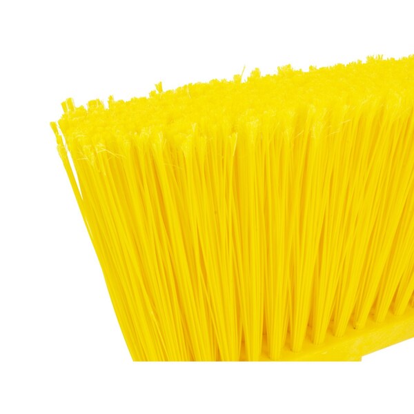 Carlisle Foodservice Med-Duty Angle Broom Head, 12", Ylw, PK12 - 36867EC04