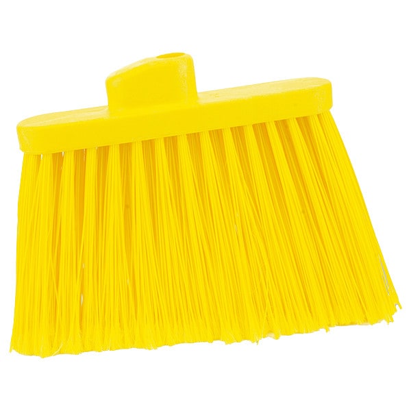 Carlisle Foodservice Med-Duty Angle Broom Head, 12", Ylw, PK12 - 36867EC04