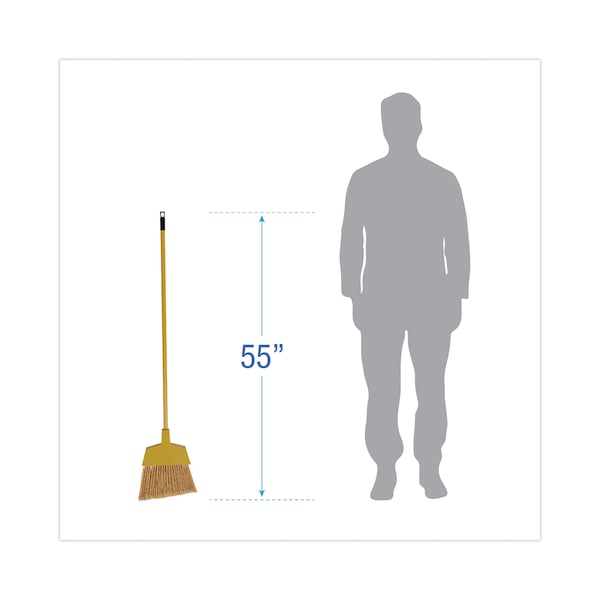 Boardwalk Brooms, 12" L Bristles, 46" L Handle - BWKBRMAXIL