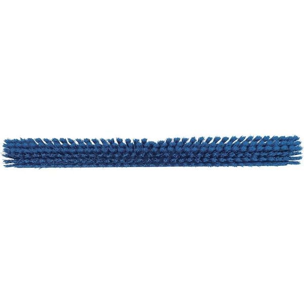 Vikan 24 in Sweep Face Broom Head, Soft/Stiff Combination, Synthetic, Blue - 31943
