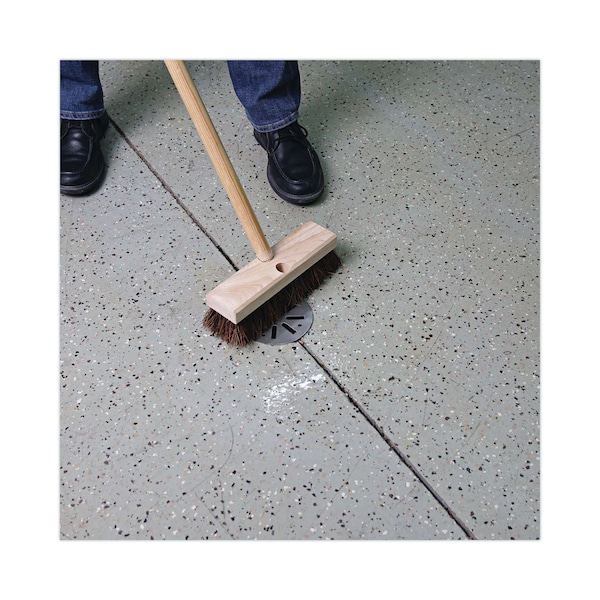 Boardwalk 10 in Sweep Face Broom Head, Brown - BWK3110