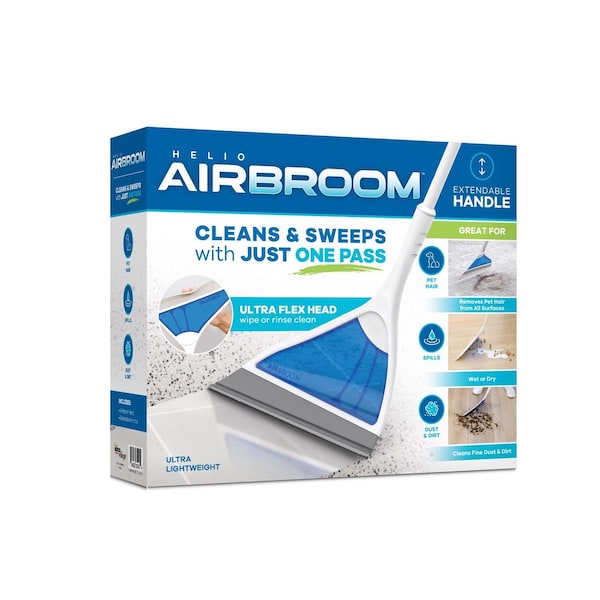 Helio Airbroom As Seen on TV 12 in. W Broom - AIRBRM