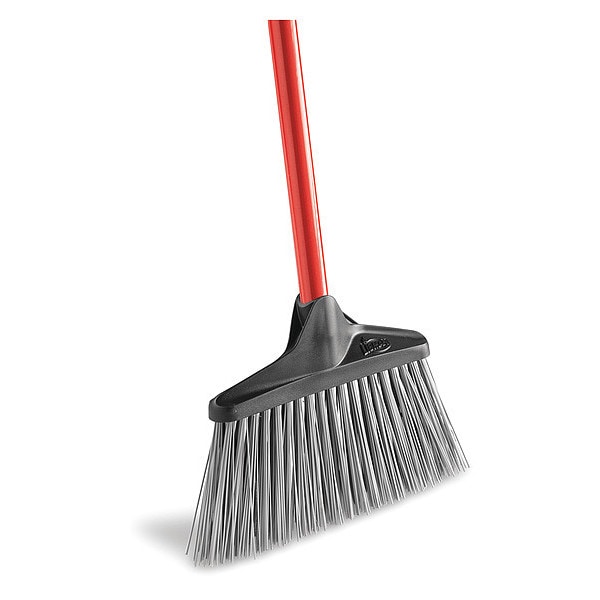 Libman Libman Stiff Sweep Lobby Broom, Steel Handle, 38"Hx10"W - 1086