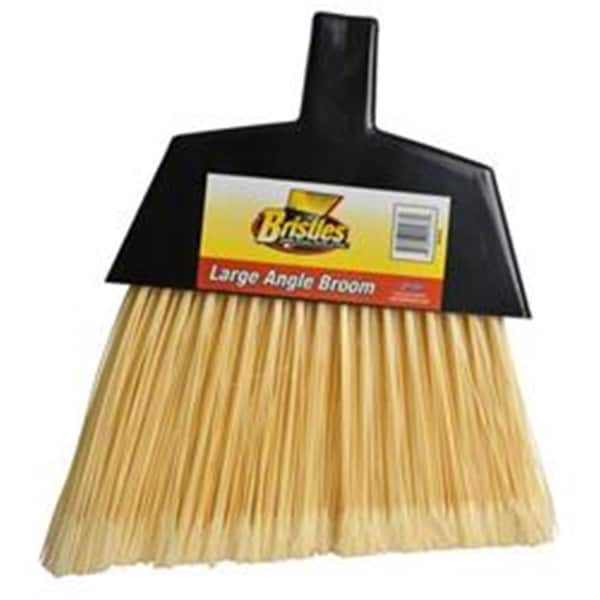 Janico 4050 48 in. Large Angle Broom Poly Bristles Metal Handle, Black, 24PK - 4050 (NJ)