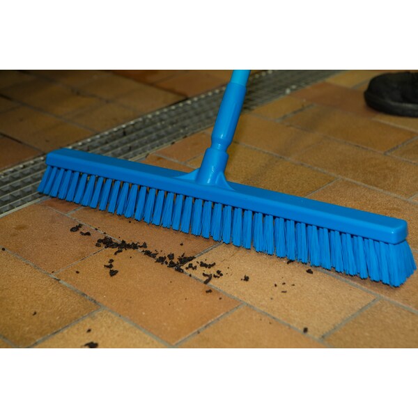 Remco Vikan 19in Deck/Wall Scrub- Stiff, Green - 70622