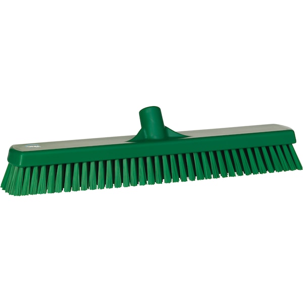 Remco Vikan 19in Deck/Wall Scrub- Stiff, Green - 70622
