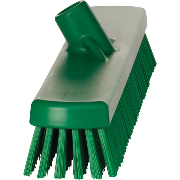 Remco Vikan 19in Deck/Wall Scrub- Stiff, Green - 70622
