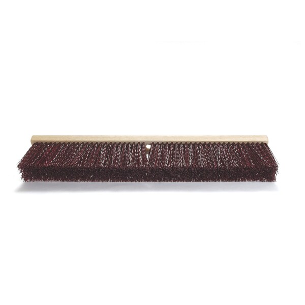 Malish Broom Head, Maroon, 3 in L Bristles - 022024