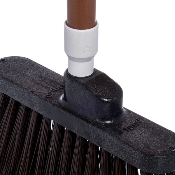 Carlisle Foodservice Angle Broom Flagged Brstl, 56", Brown, PK12 - 41082EC01