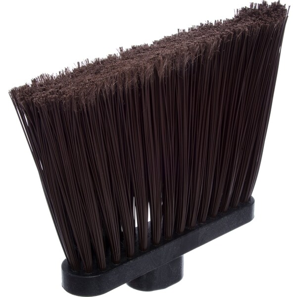 Carlisle Foodservice Angle Broom Flagged Brstl, 56", Brown, PK12 - 41082EC01