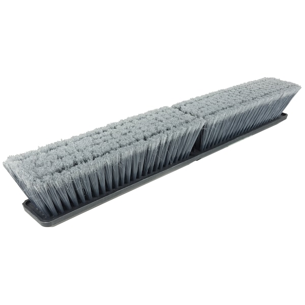 Weiler 24" Green Works Sweep Fine Grey Fill with Foam Block - 42352