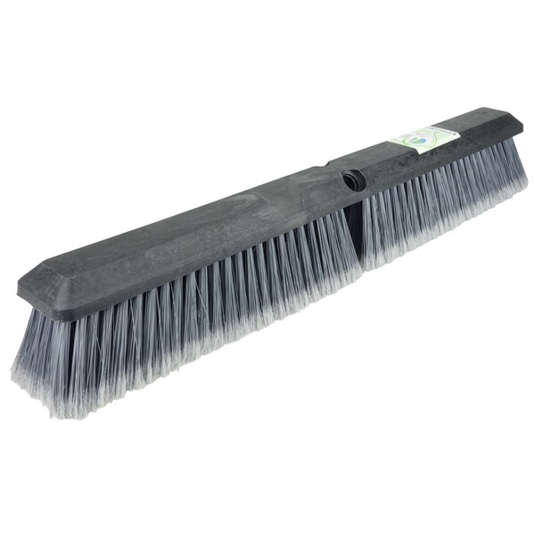 Weiler 24" Green Works Sweep Fine Grey Fill with Foam Block - 42352