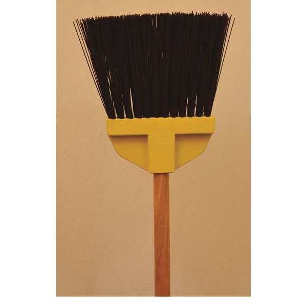 Bruske Products Brown lobby broom, not flagged, hardwood handle - 5419-R