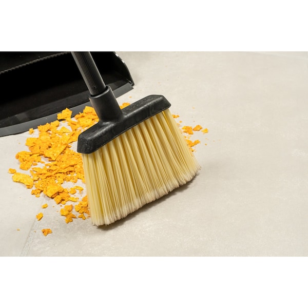 Duo-Sweep Duo-SweepÂ® Flagged Angled Broom Head, 6 in L Bristles, Handle Not Included L Handle - 4686700