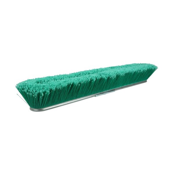 Weiler 24" Vortec Pro Fine Sweep Strip Broom, Green Polypropylene Fill - 25299