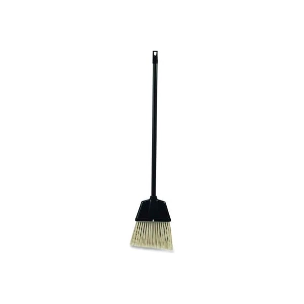 Sp Richards Genuine Joe Lobby Dust Pan Broom, Plastic, Black, GJO02408 - GJO02408