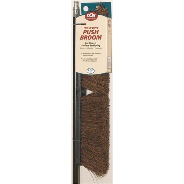 D.Q.B Industries 08874 24 in Pushbroom  4 in Palmyra with Handle - 461999252