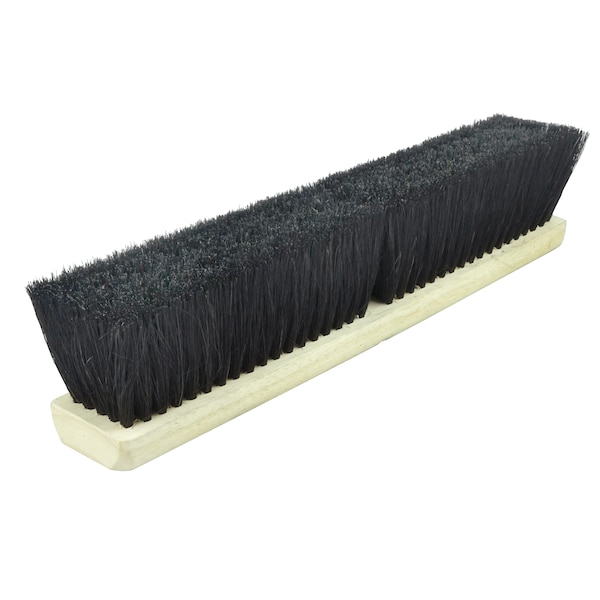 Weiler 14" Medium Sweep Floor Brush Black Tampico Fill - 42114