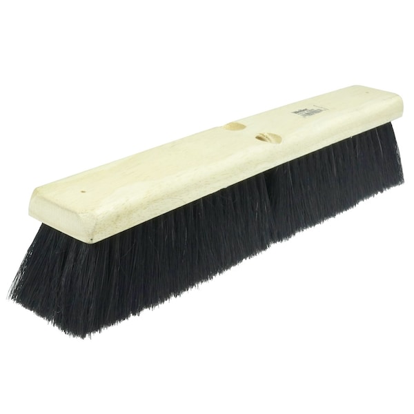 Weiler 14" Medium Sweep Floor Brush Black Tampico Fill - 42114
