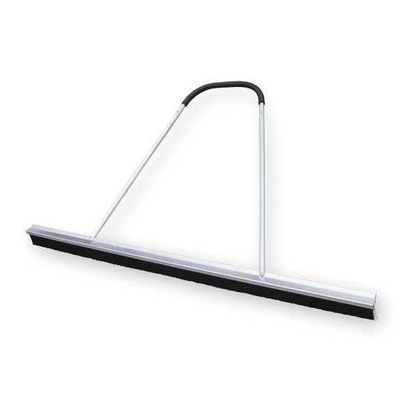Tough Guy 84 in Sweep Face Push Broom, Stiff, Synthetic, Black - 3PCC3